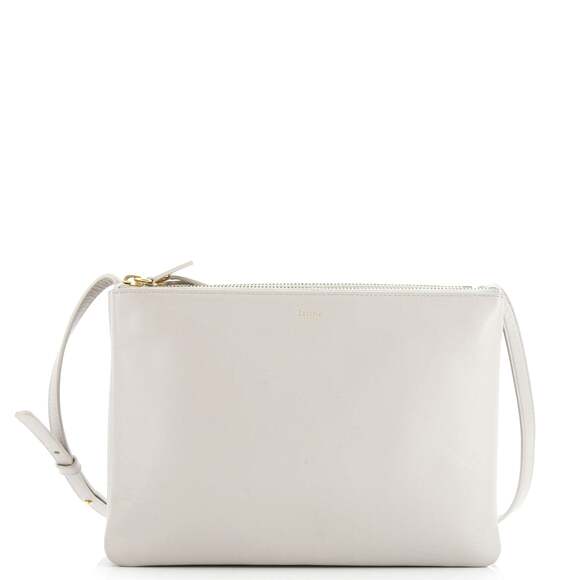 Celine Handbags - Celine Trio Crossbody Bag Leather Large #190407C84B